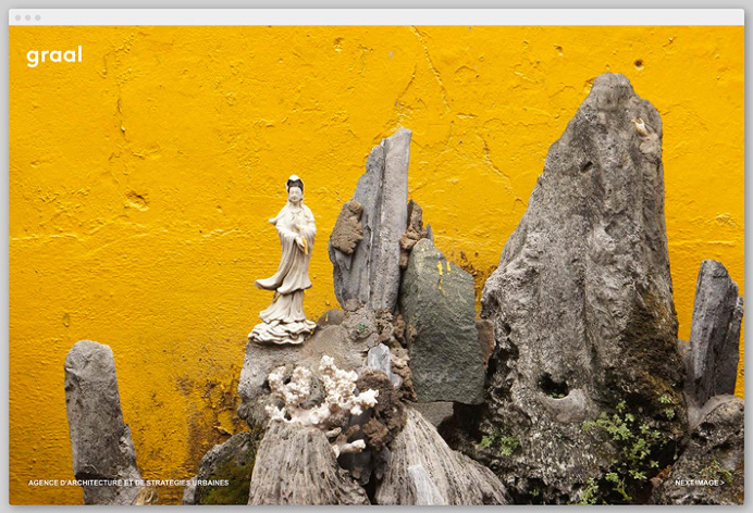 Graal Architecture by Untitled — Paris #web design #website