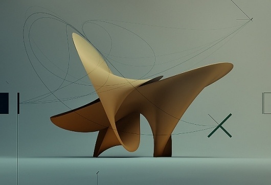 OSX Cover - 2009 - semafore #form #sculpture #flow #line #global #light #smooth #illumination