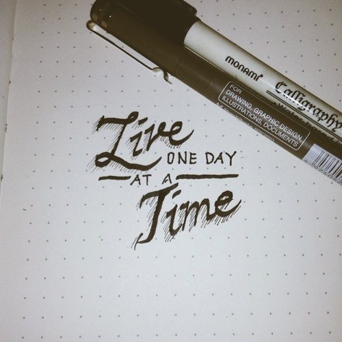 ink and notebook #lettering #ink #quote #notebook #hand