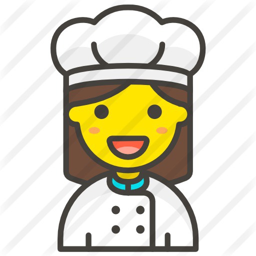 See more icon inspiration related to food and restaurant, professions and jobs, smileys, user, chef, woman, avatar, profile and social on Flaticon.