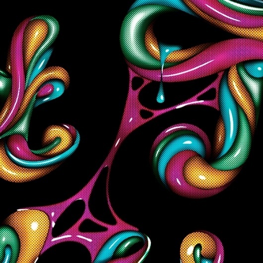 Type Treatments,Typography & Illustration 05 on the Behance Network #illustration