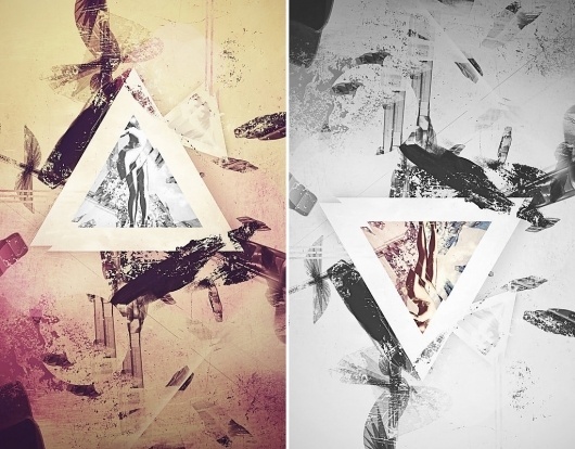 Solastalgia by ~Trosious #abstract #white #color #solastalgia #black #triangle