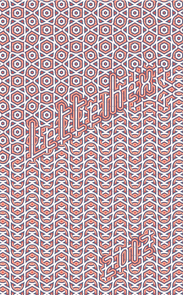 Letterhex Tilefont on Typography Served #puzzle #typeface #poster #type #typography