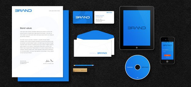 Business mockup psd material Free Psd. See more inspiration related to Mockup, Business, Corporate, Corporate identity, Clean, Psd, Identity, Material and Horizontal on Freepik.
