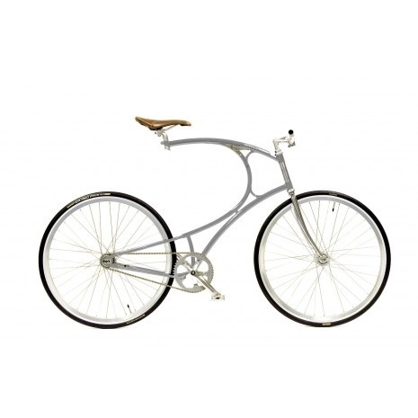 Vanhulsteijn - Cyclone - HIGH-END DESIGN - BICYCLES #steel #vanhulsteijn #bicycle #staineless #cyclone #brown #grey