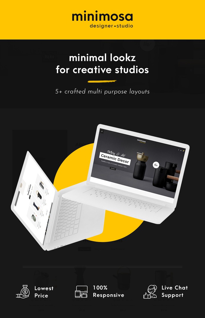 #minimosa - #Art & #Design #Furniture #Home #Decor - #Opencart #Multipurpose #Responsive #Theme | #TemplateTrip #eCommerce #Website #Design #Template