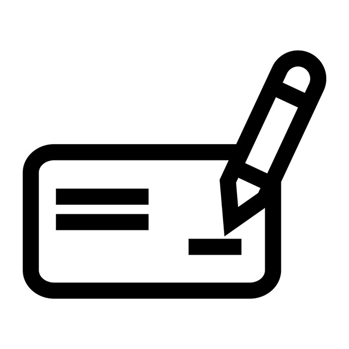 See more icon inspiration related to check, payment, bank, money, commerce and shopping and business on Flaticon.