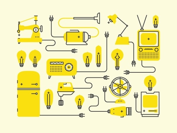 Positive Electric #illustration