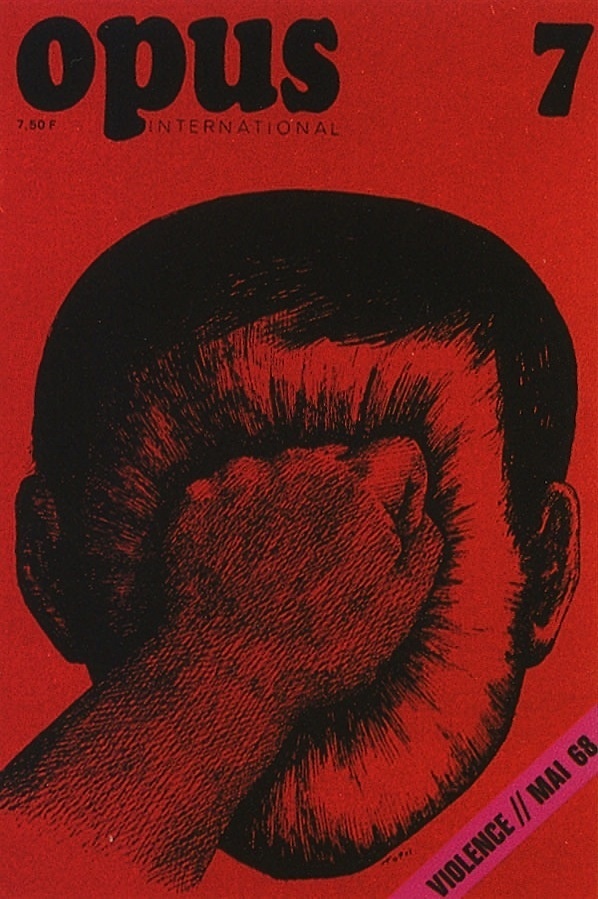 Roland Topor, Opus International (Issue 7); Violence // May, 1968. #vintage