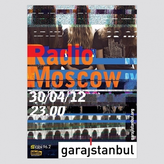 Radio Moscow • garajistanbul • Yigit Karagoz #distortion #glitch #poster