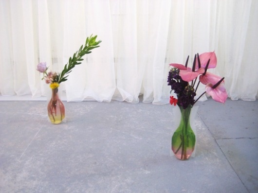 Joshua Petherick and Liv Barrett #gallery #arrangement #installation #art #flower