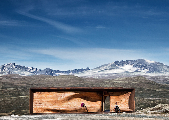 TVERRFJELLHYTTA - Norwegian Wild Reindeer Centre Pavilion, Hjerkinn, Norway, 2011. By Shøhetta Oslo AS. #norway