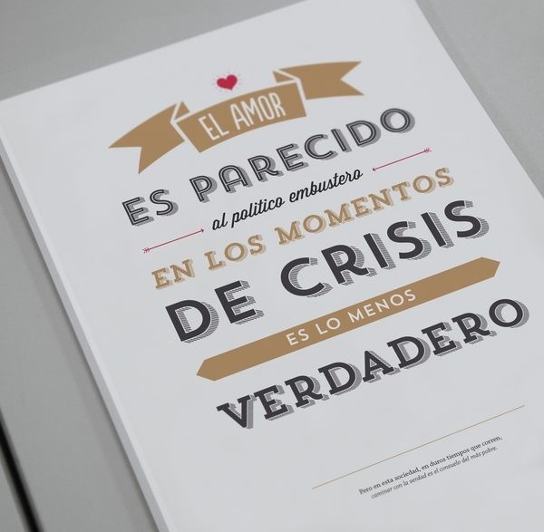 Poster by Fernando Báez #poster #typography
