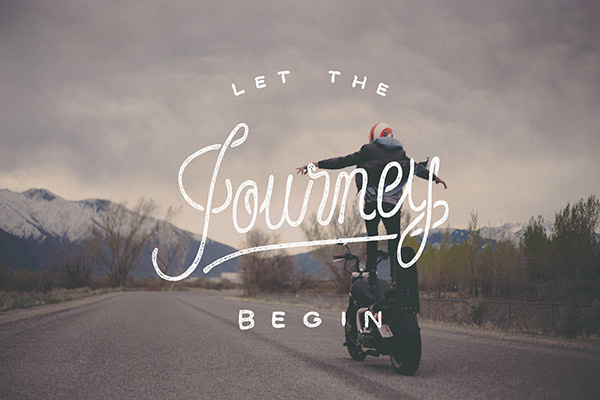 Let The Journey Begin #type #lettering #typography