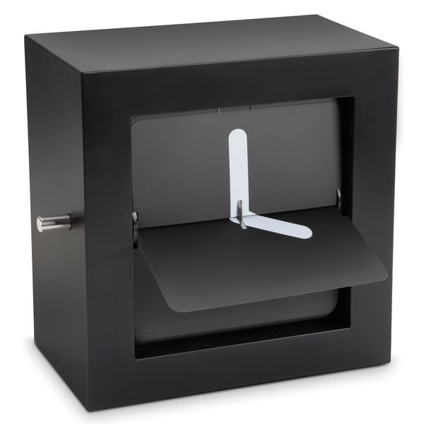 The Analog Dial Flip Clock Hammacher Schlemmer #clock