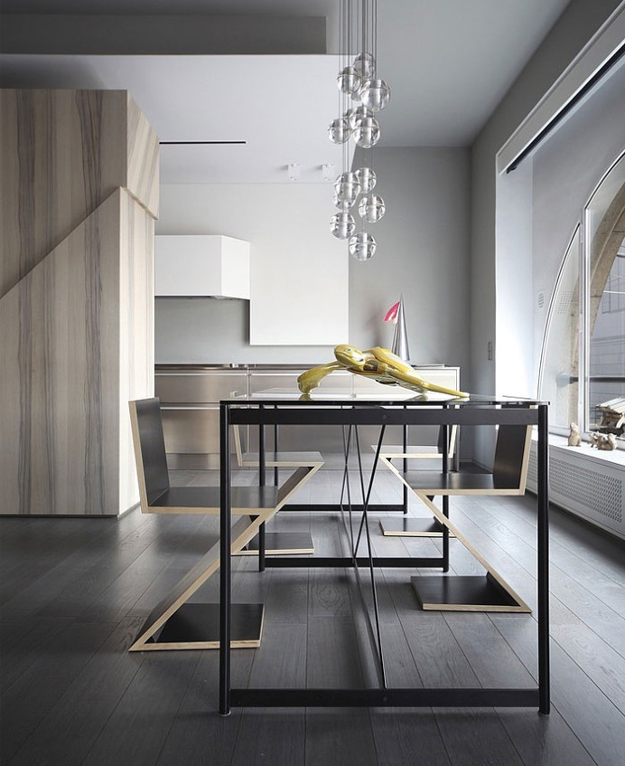 Mezzanine Apartment Overlooking the Square by UdA architects - #decor, #interior, #homedecor,