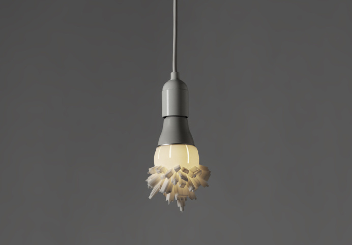 3D Printed Lightbulbs Shaped Like Skyscrapers