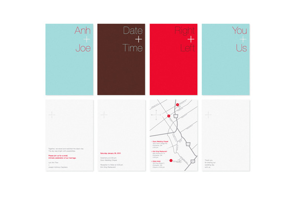 Anh and Joe Wedding Invitation #invitations #wedding #invites