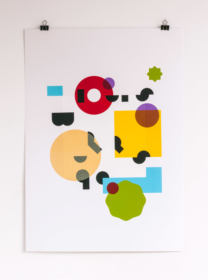 7 color screen print inspired by Kendrick Lamar's Money Trees printed on 300gr Fedrigoni Arcoprint Milk #printmakingmoneygang