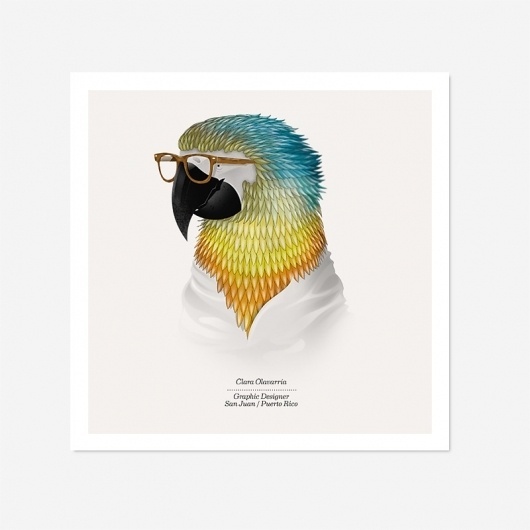 Borja Bonaque – Animal Agency « Whitezine | Design Graphic & Photography Inspirations #illustration #animals
