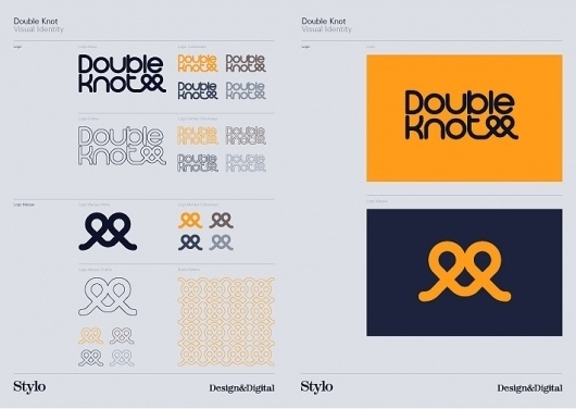 Stylo Design - Design & Digital Consultancy - Double Knot #branding #guide #guidelines #corporate #style