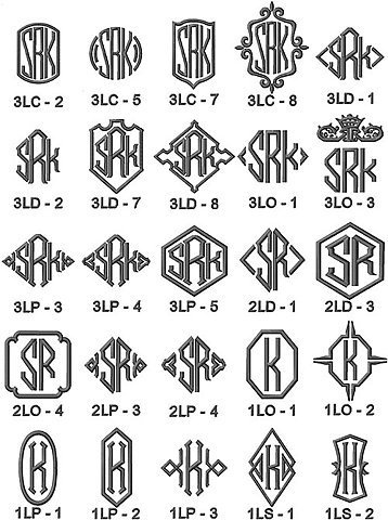 Monograms.jpg 500×671 pixels #monograms