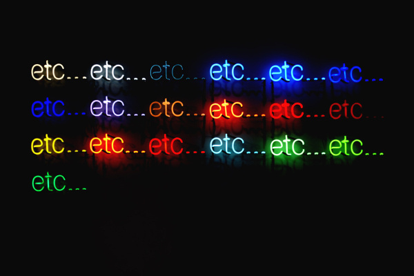Peter-Liversidge-Etc-2011-Neon-Art #art #neon