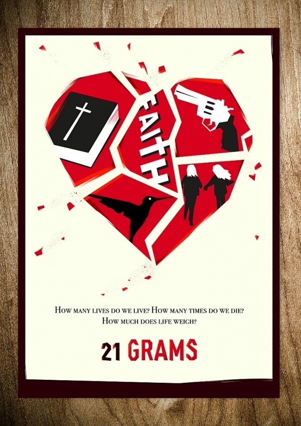 Design You Trust – Design Blog and Community #movie #malatesta #rocco #illustration #poster #21 #grams