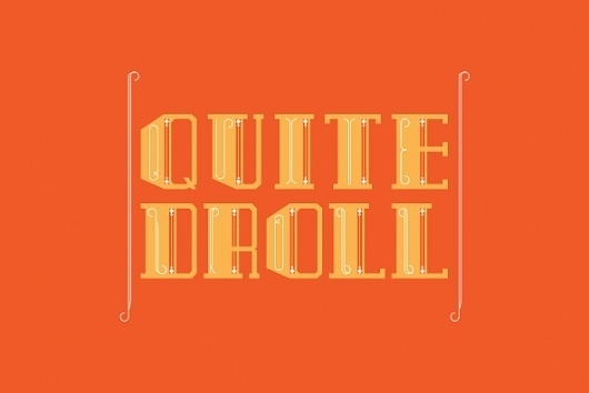 Fonts - Buzz Chillington by Alan Segama - YouWorkForThem #quite #droll #buzz #chillington #typography