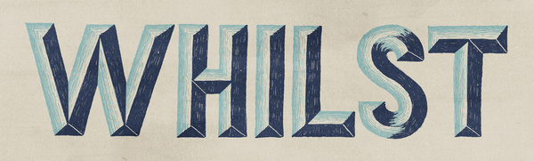 Whilst My Guitar Gently Weeps on Behance #type #retro #handdrawn