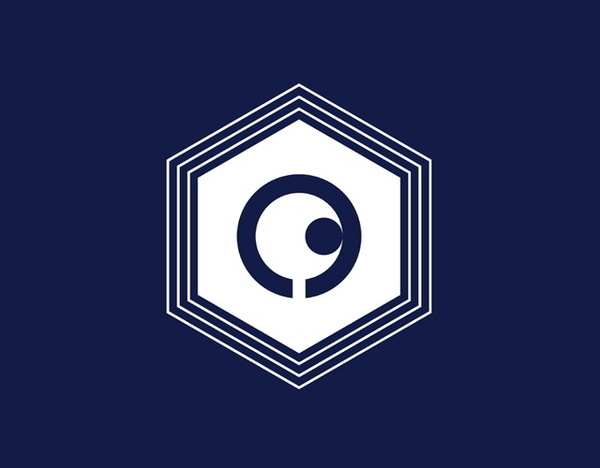 Kanji municipal symbol, Japan #logo