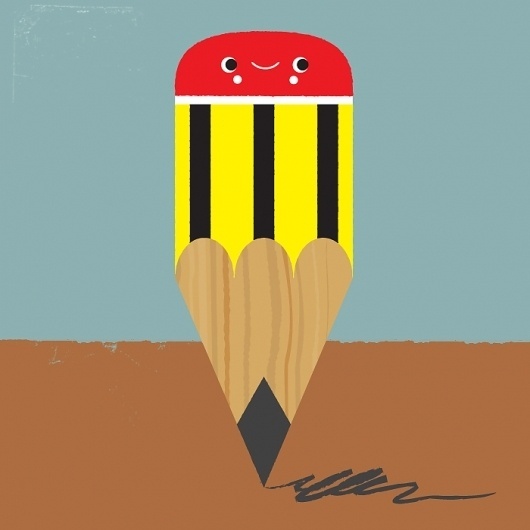aaronmillerillustration.com #miller #doodle #aaron #smile #illustration #pencil