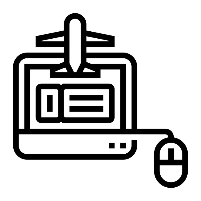 See more icon inspiration related to travel, booking online, online booking, reservation, Booking, registration, ticket, online, plane, holidays, internet and computer on Flaticon.