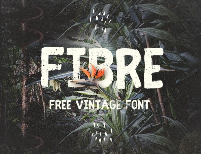 Fibre Free Retro Font