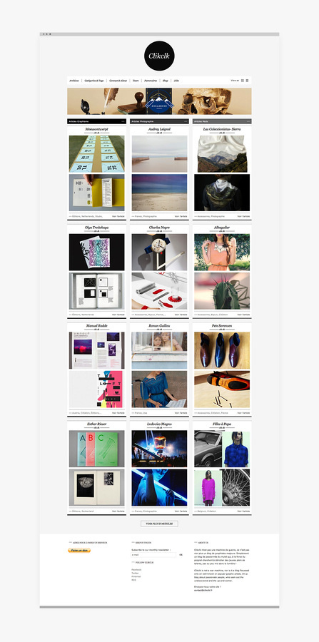 Martin Silvestre Clikclk #inspiration #design #graphic #website #grid #blog #webdesign #layout
