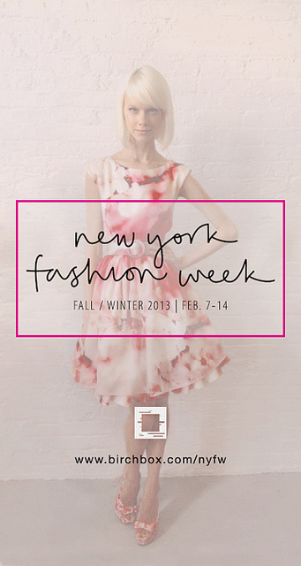 Birchbox New York Fashion Week #script #pink #fa #birchbox #promo #nyfw #typography
