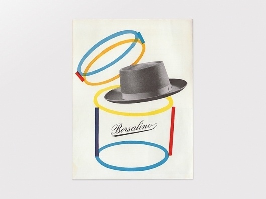 Display | Borsalino Advertisement | Collection #cover #magazine