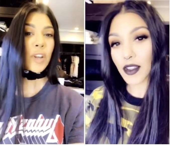 Kourtney Kardashian Snapchat