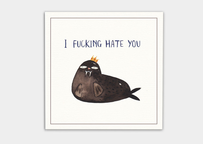 Creative Concept : Make Postcards For Your Enemies #postCards #unique #conceptual #funny #design #artwork