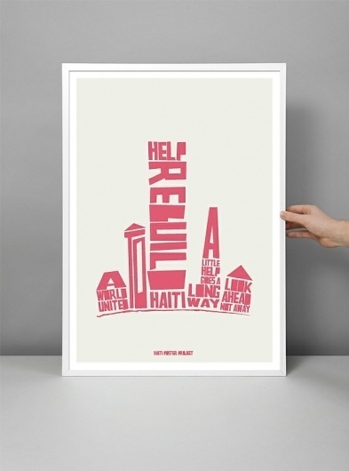 Prints and Posters / Haiti Poster Project #Poster #Typography #Haiti