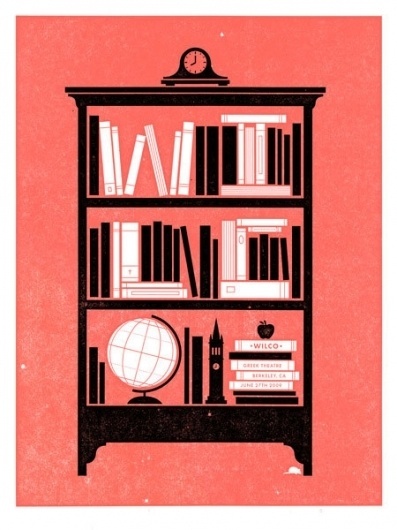 Modern Gigposter Design: 100 Stunning Examples – Graphic design tutorials, freebies, & advice by working artists and designers. | GoMediaZine #burton #silkscreen #poster