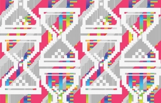 Alain Vonck's pixelated Wallpaper « Beautiful/Decay Artist & Design #pattern #wallpaper #world #retro #pixelated #illustration #wide #collage #web