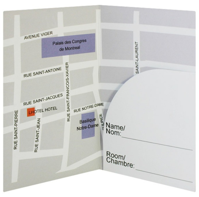 Custom Pocket Hotel Room Key Card Holder