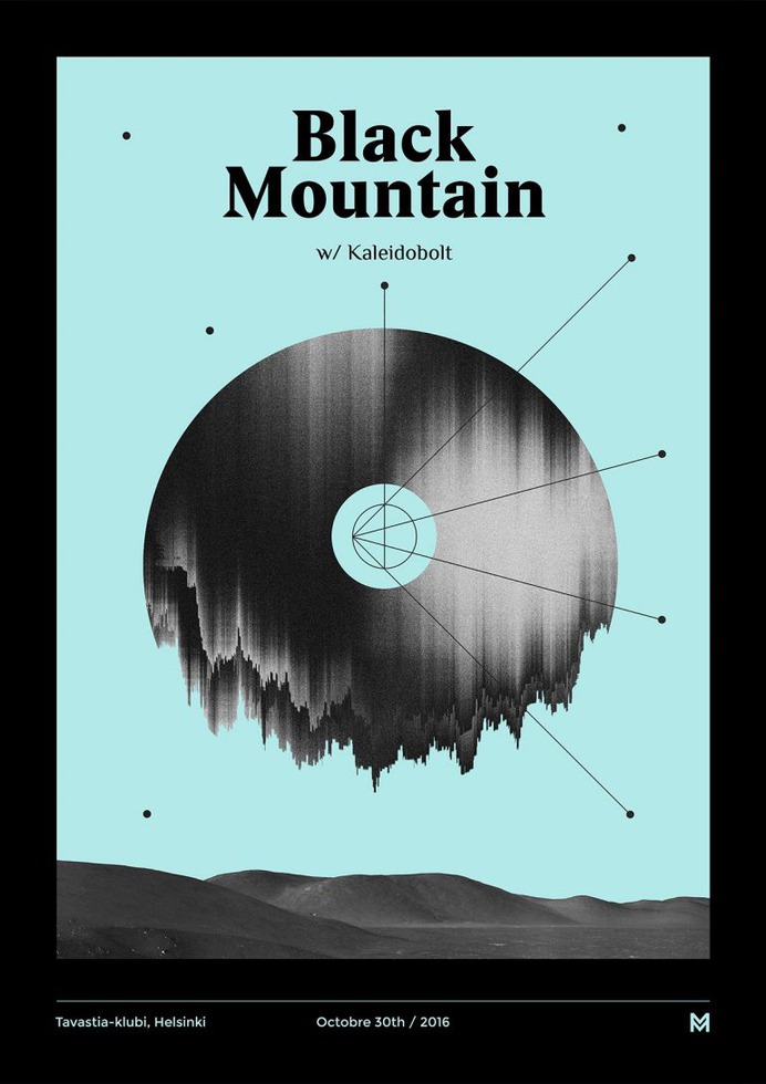 Gig poster project – Black Mountain