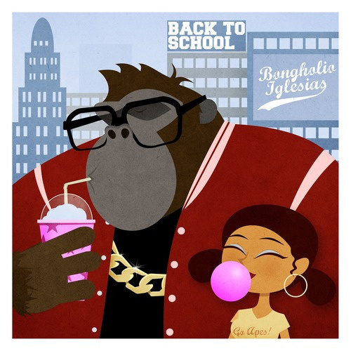 Bongholio Iglesias - finest gorilla grooves #illustration #gorilla #music #groove #beats