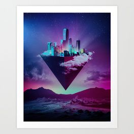 TRIANGULATE (everyday 11.13.17) Art Print