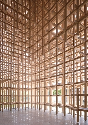 kengo kuma + associates: chidori furniture #japanese #shelve #minimalism #wood #furniture