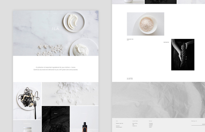 Studio Faculty— ILĀ Food Website Design