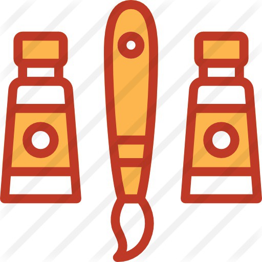 See more icon inspiration related to oil paint, art and design, construction and tools, Tools and utensils, paint brushes, paint brush, painter, paintbrush, repair, construction, brush and paint on Flaticon.