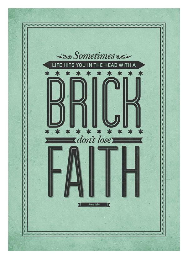 Don't Lose Faith #prints #quote #print #neuegraphic #art #poster